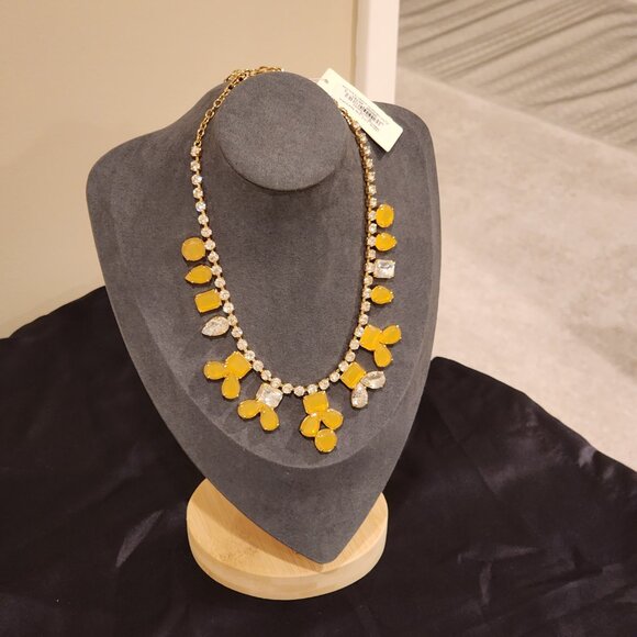 Brand New!! KATE SPADE New York: Secret Garden Yellow|Epoxy Stone| Necklace - Picture 2 of 8